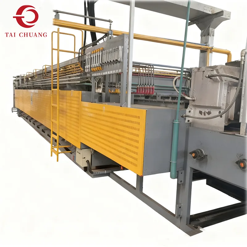 Folyamatos hálós szalagos kemence